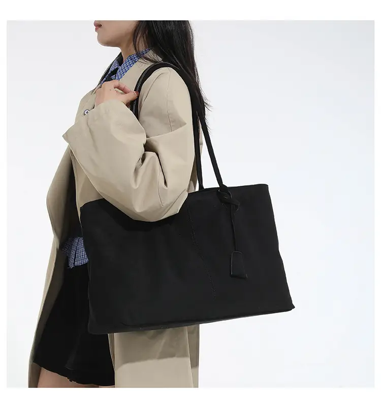 Women Retro Frosted Tote Bag Brown 2025 — feature 18