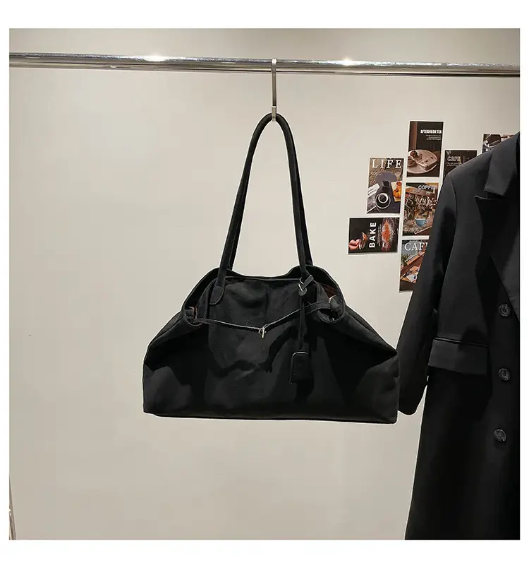 Women Retro Frosted Tote Bag Brown 2025 — feature 25