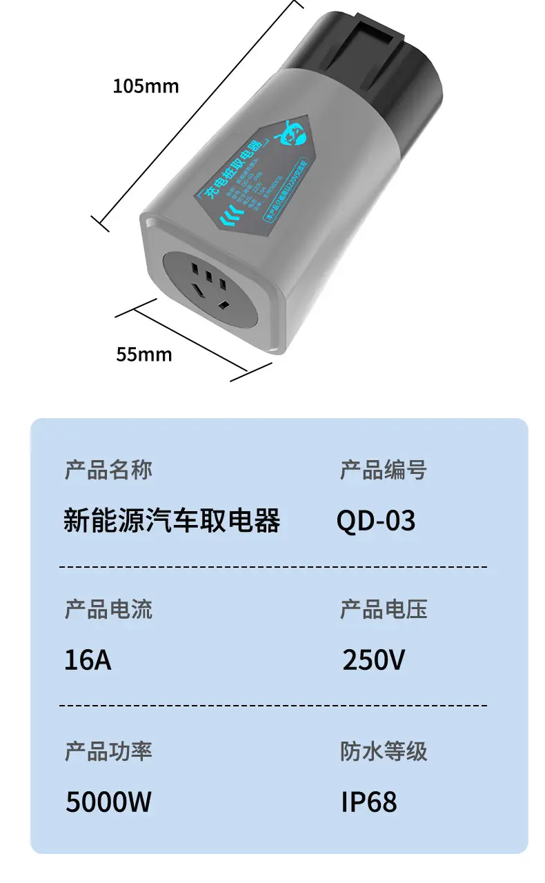 New Energy Electric Vehicle 5000W Charging Pile with Electric Discharge Universal Charging Ac Discharge High Power — feature 15