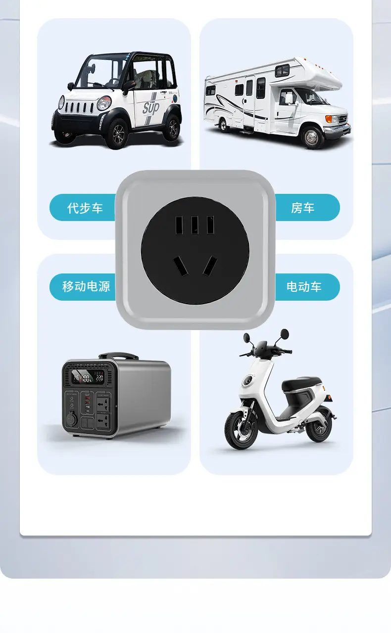 New Energy Electric Vehicle 5000W Charging Pile with Electric Discharge Universal Charging Ac Discharge High Power — feature 7