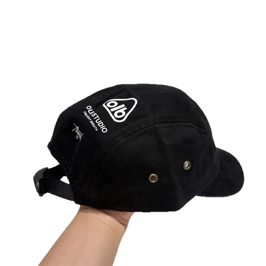 Men Cycling Cap Navy Blue Logo Brand Cap - Image 8