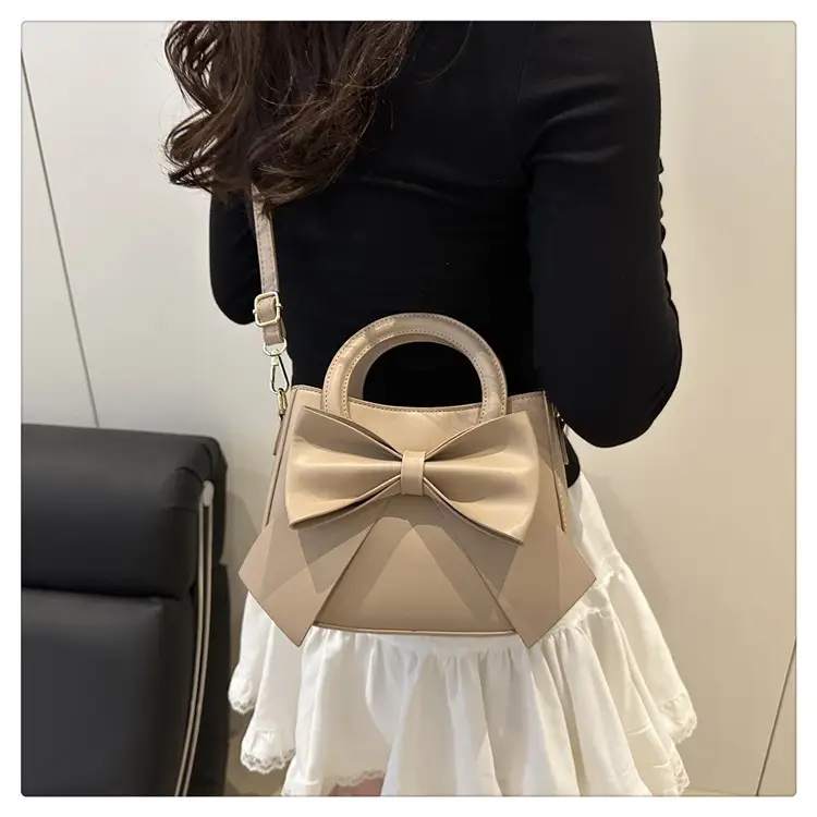Black Bow Handbag for Women 2025 Trendy Leather — feature 15