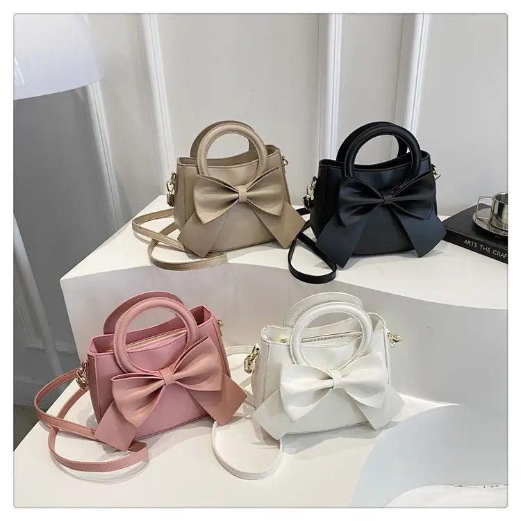 Black Bow Handbag for Women 2025 Trendy Leather — feature 23