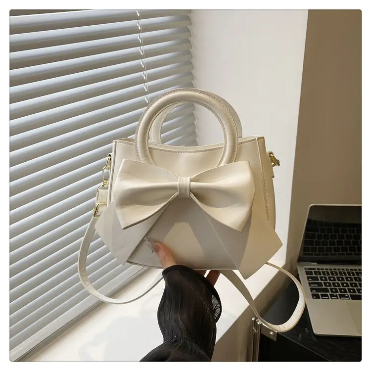 Black Bow Handbag for Women 2025 Trendy Leather — feature 25
