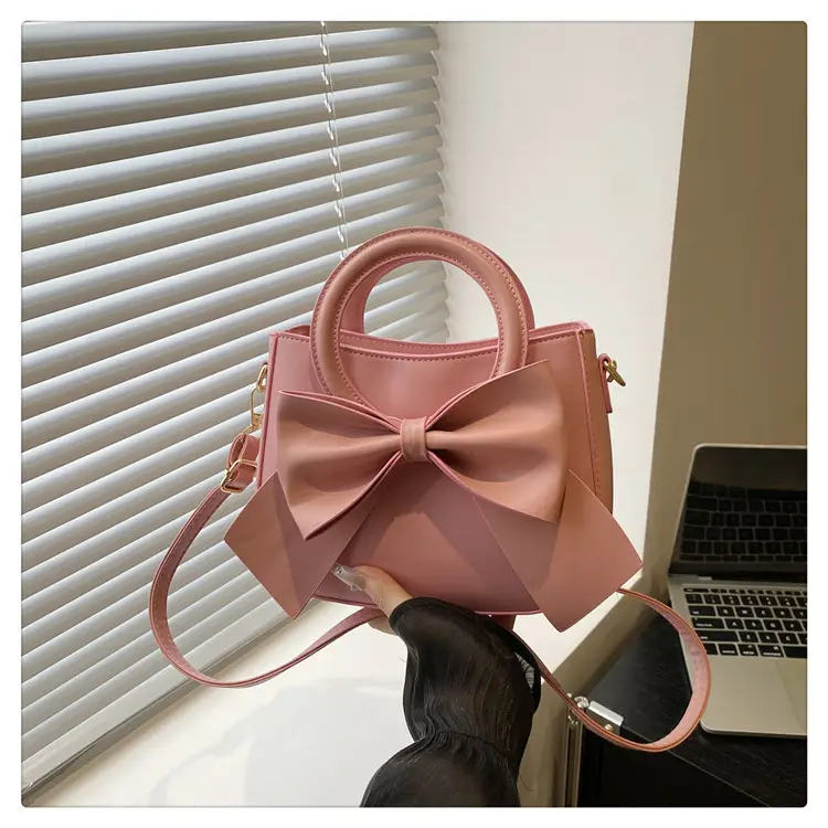 Black Bow Handbag for Women 2025 Trendy Leather — feature 27