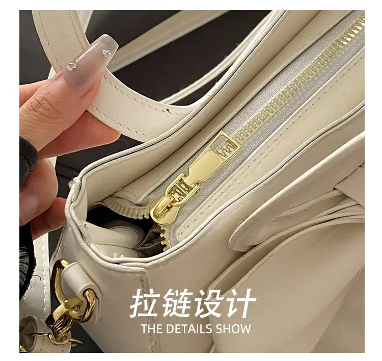 Black Bow Handbag for Women 2025 Trendy Leather — feature 5