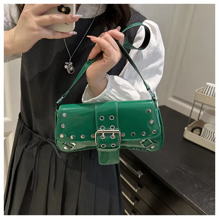 Women's Rivet Underarm Bags 2025 Autumn New Niche Fashion — feature 12