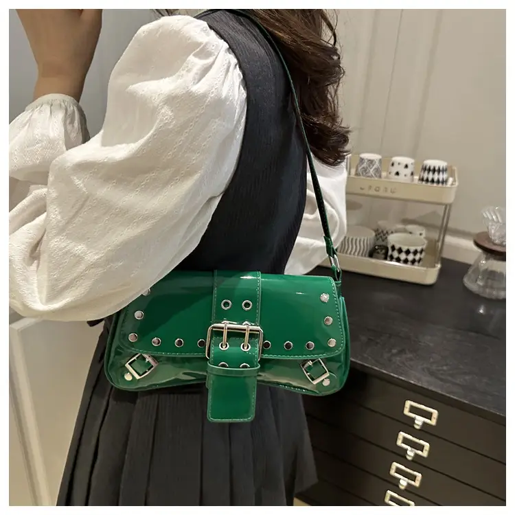 Women's Rivet Underarm Bags 2025 Autumn New Niche Fashion — feature 14