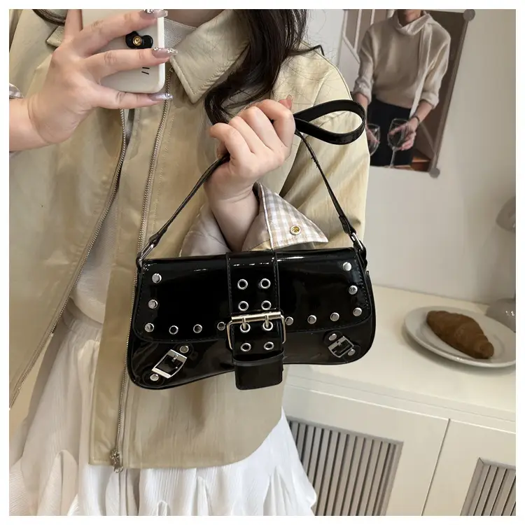 Women's Rivet Underarm Bags 2025 Autumn New Niche Fashion — feature 26