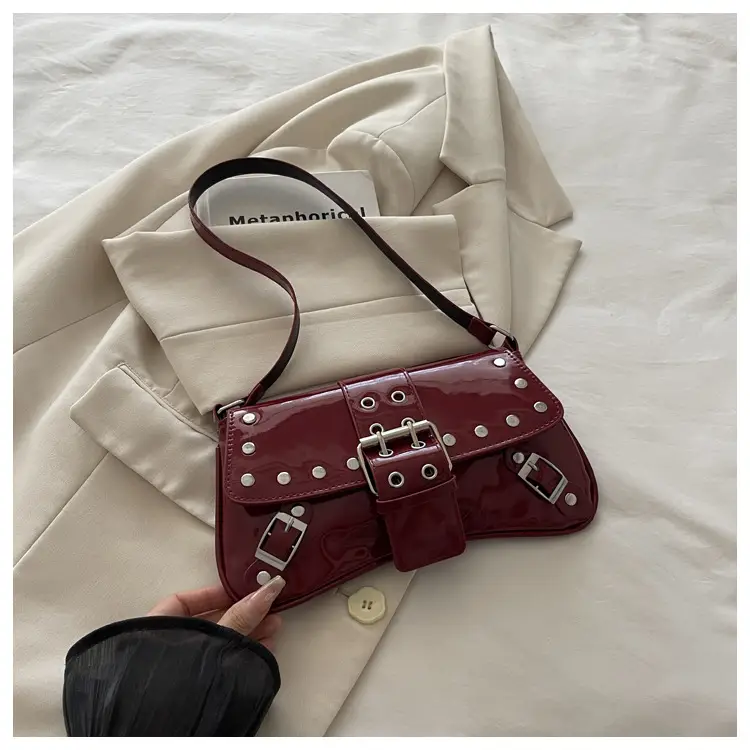 Women's Rivet Underarm Bags 2025 Autumn New Niche Fashion — feature 32