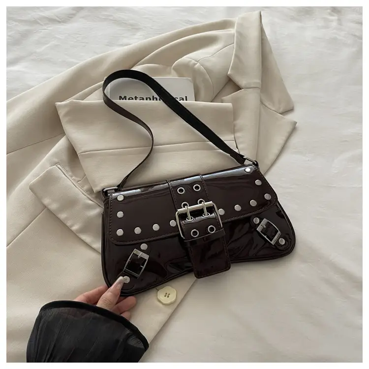 Women's Rivet Underarm Bags 2025 Autumn New Niche Fashion — feature 33