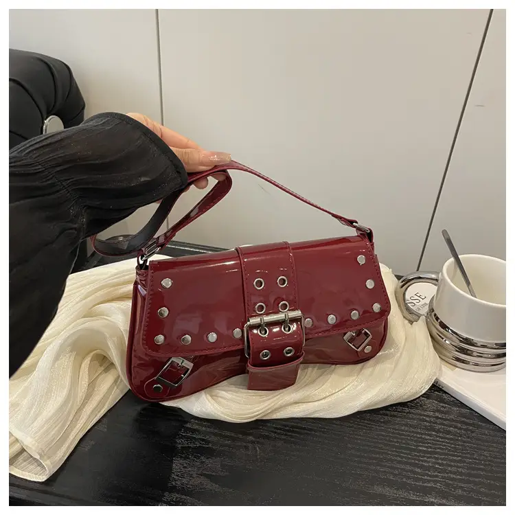 Women's Rivet Underarm Bags 2025 Autumn New Niche Fashion — feature 40