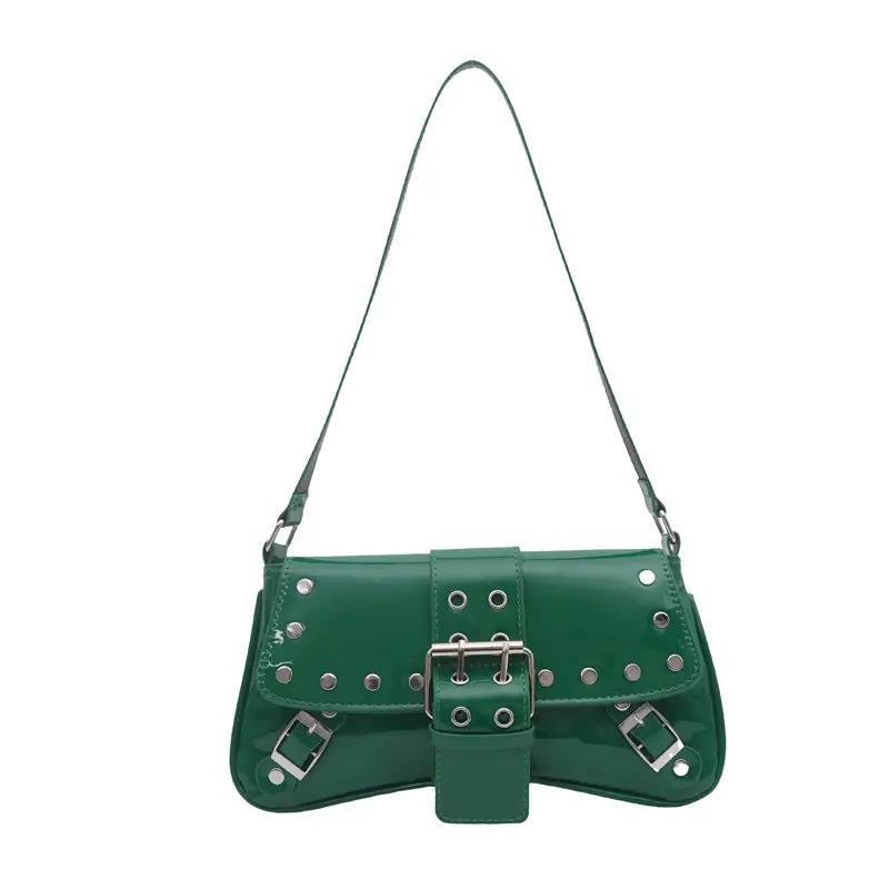 Women's Rivet Underarm Bags 2025 Autumn New Niche Fashion