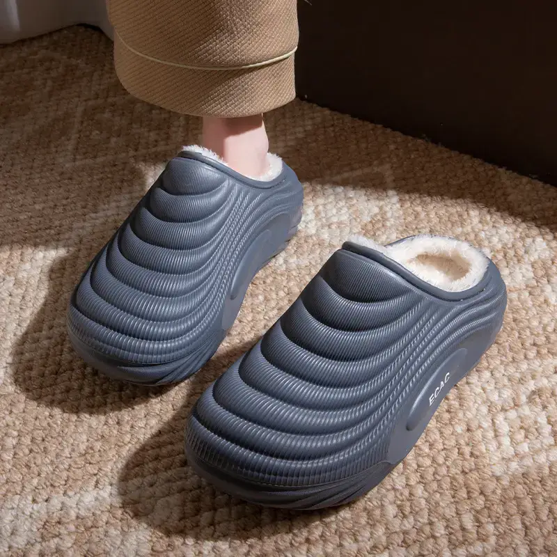 Women's 2025 Waterproof Cotton Slippers Winter Warm Anti-Slip - Image 4