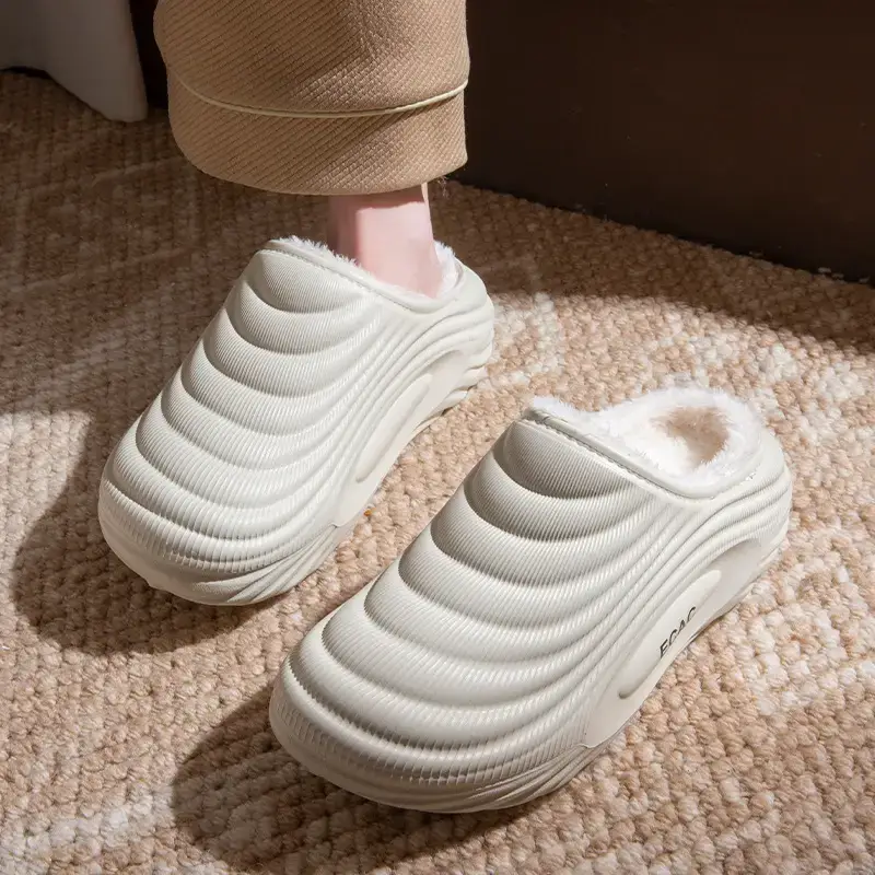Women's 2025 Waterproof Cotton Slippers Winter Warm Anti-Slip - Image 6