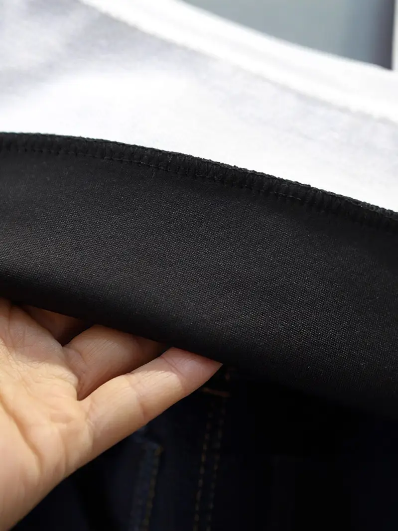 9650 Boys Black Sweatshirt Bottoming Cap - Image 6