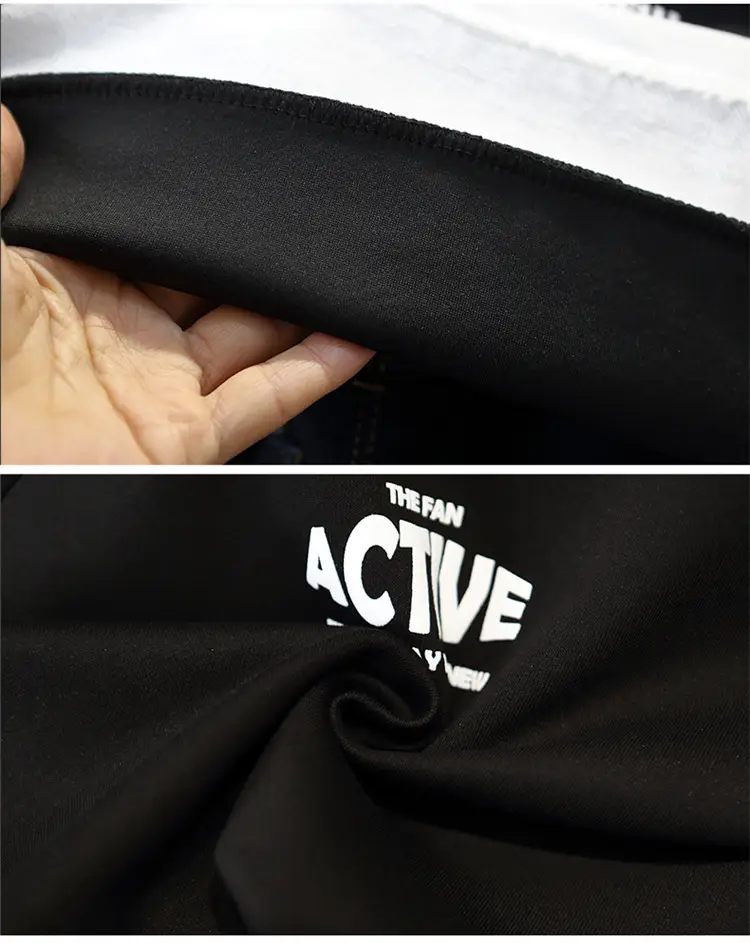 9650 Boys Black Sweatshirt Bottoming Cap — feature 10