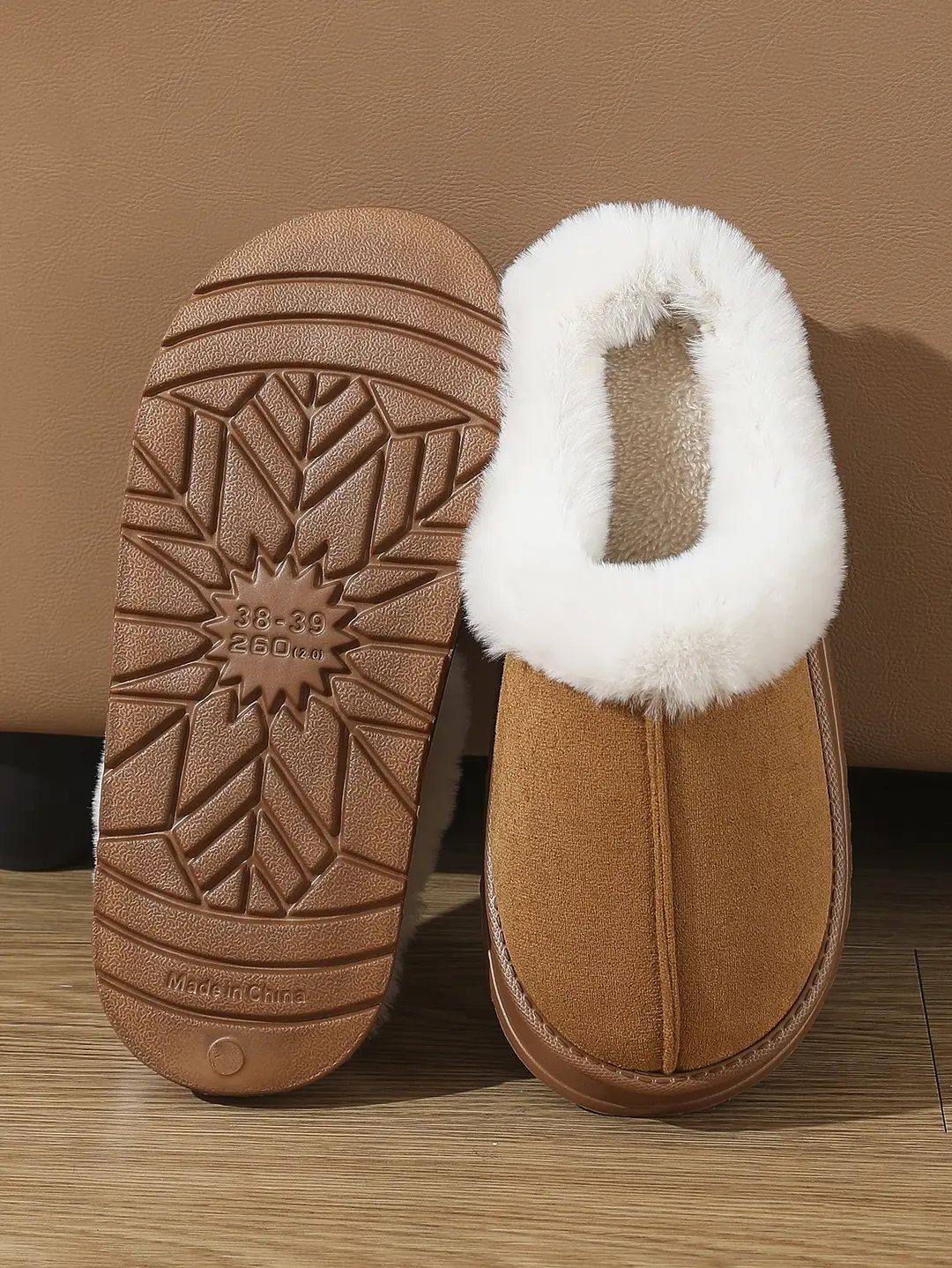 Cross-Border Foreign Trade 2025 New Cotton Slippers for Women, Indoor Autumn and Winter Suede Fashion Non-Slip Men's Cotton Slippers — feature 5
