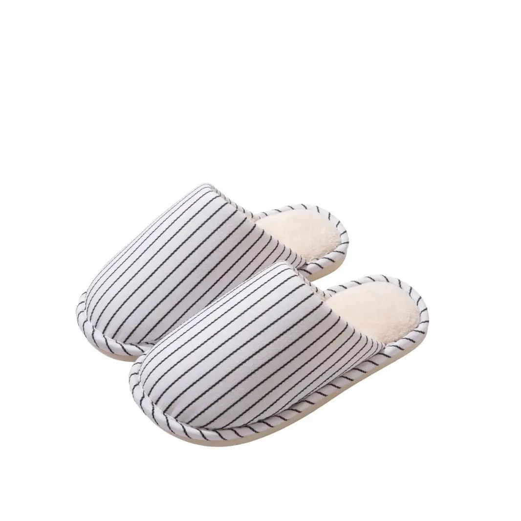 Women Cotton Slippers Warm Thick Autumn Winter 2025