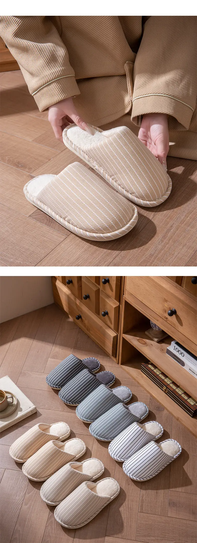 Women Cotton Slippers Warm Thick Autumn Winter 2025 — feature 10