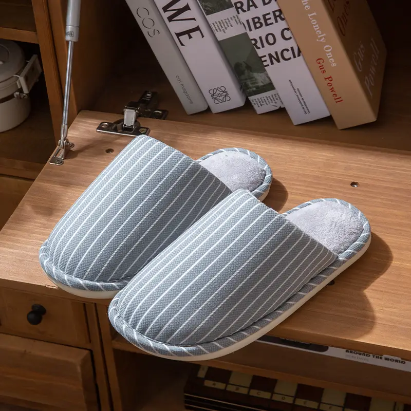 Women Cotton Slippers Warm Thick Autumn Winter 2025