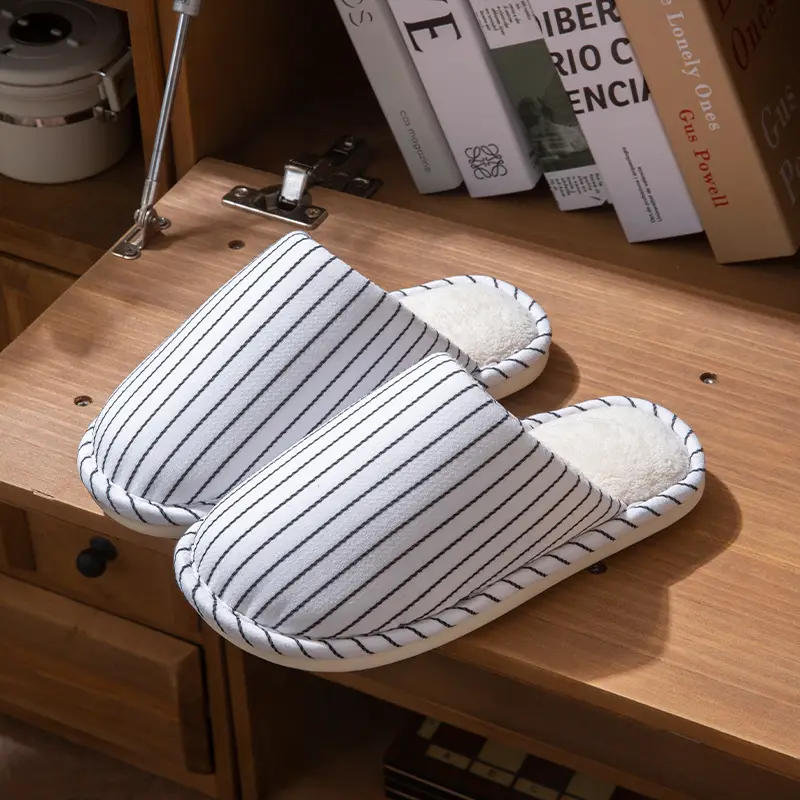 Women Cotton Slippers Warm Thick Autumn Winter 2025