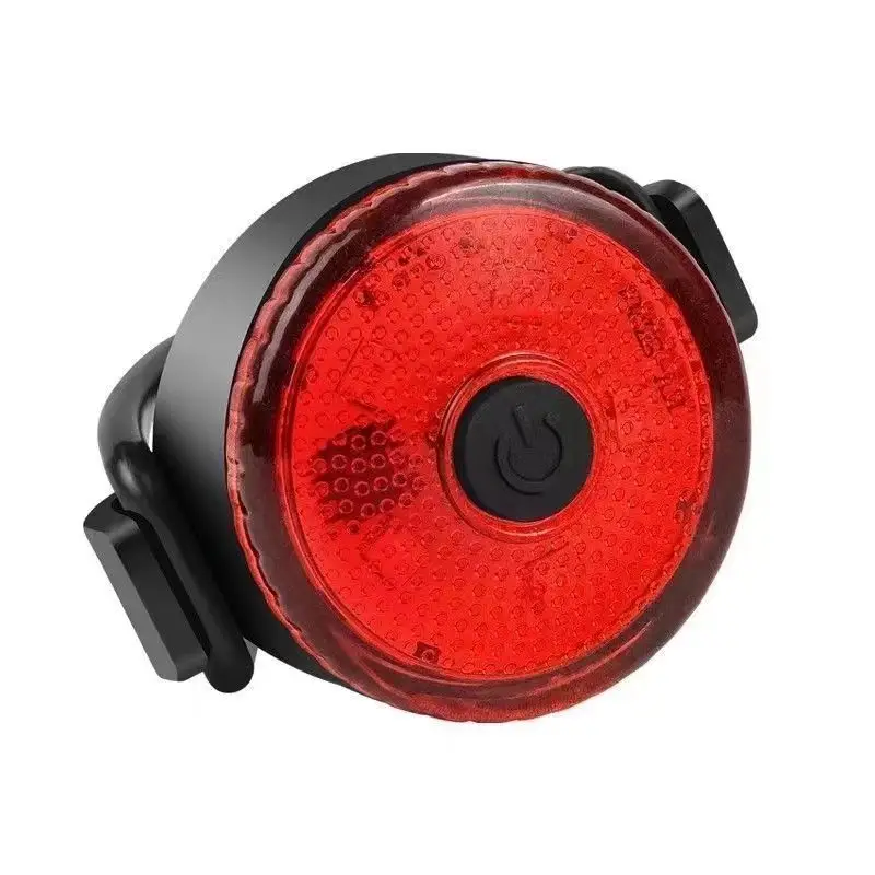 Bicycle Night Riding Light Mountain Road Bike Tail Light Night Riding Light Bicycle Warning Light Cycling Round Tail Light Sports Outdoor