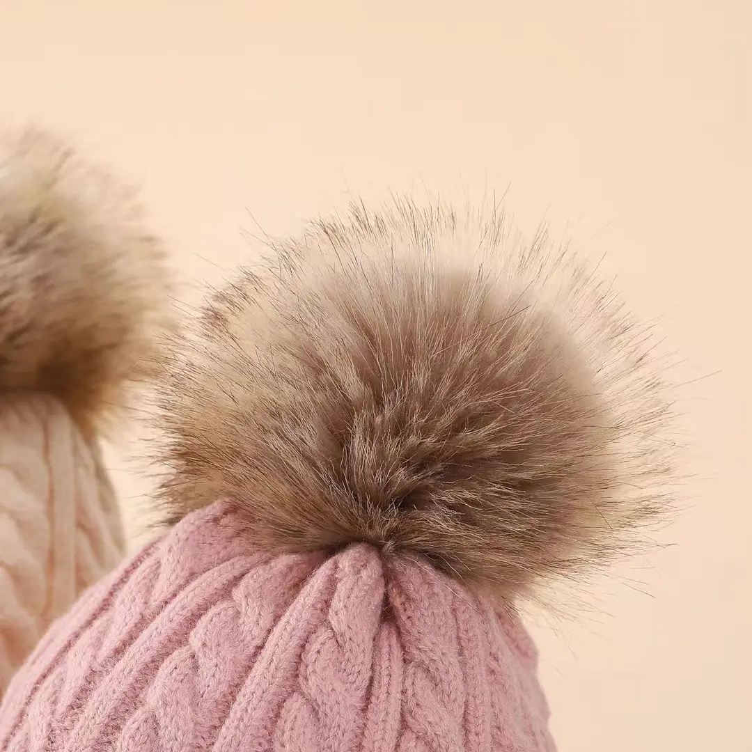 2025 New Kidsren's Hat, Scarf and Gloves Three-Piece Set Autumn and Winter New Warm Baby Woolen Hat Knitted Scarf — feature 15