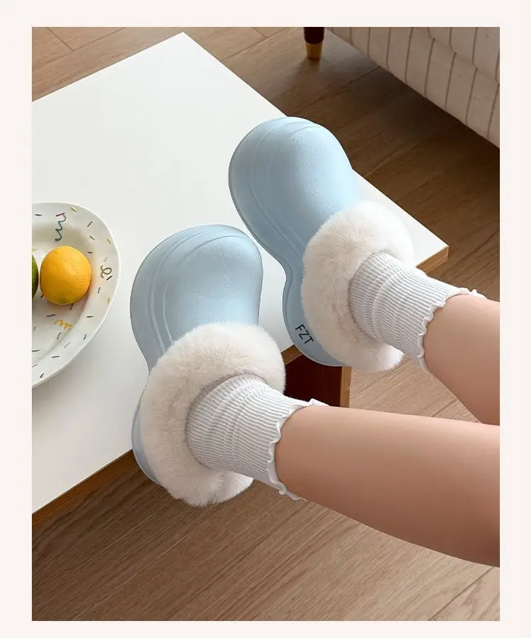 Women Thick Soft Slippers Warm Non-Smellly Brown — feature 11