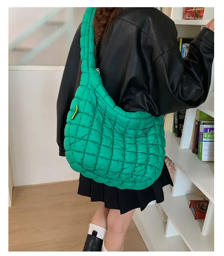 2025 Korean New Pleated White Shoulder Bag — feature 17