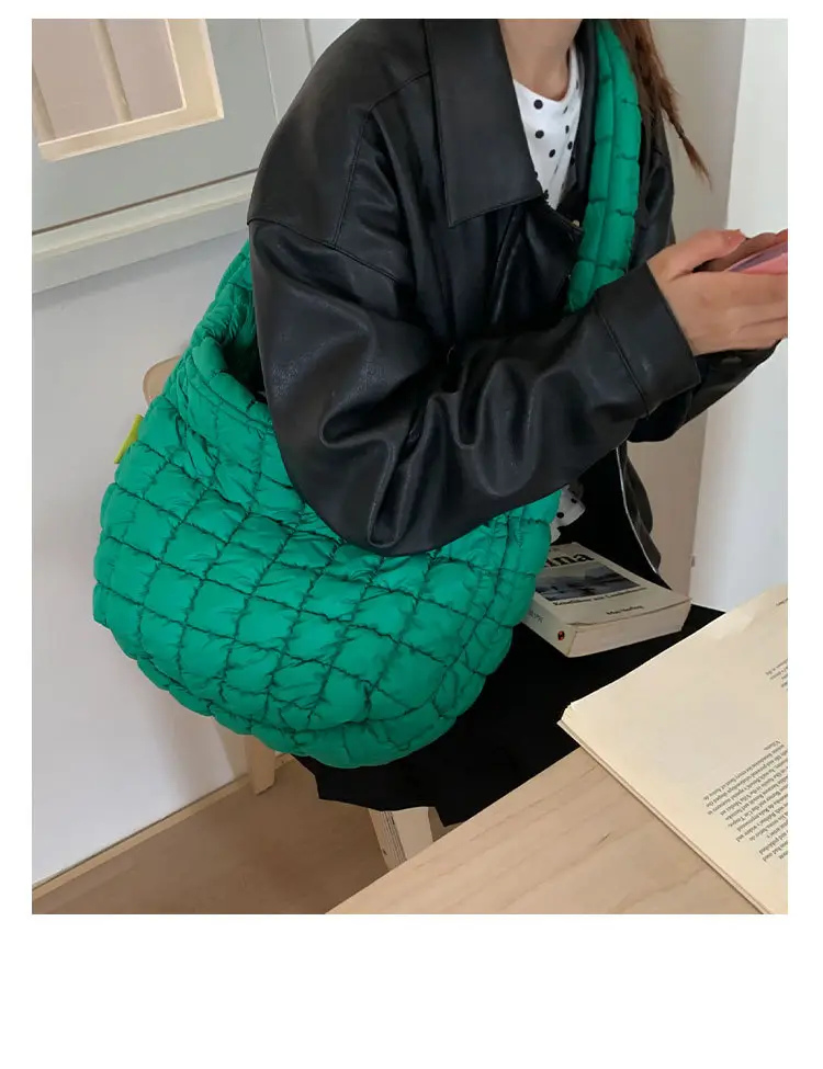 2025 Korean New Pleated White Shoulder Bag — feature 19