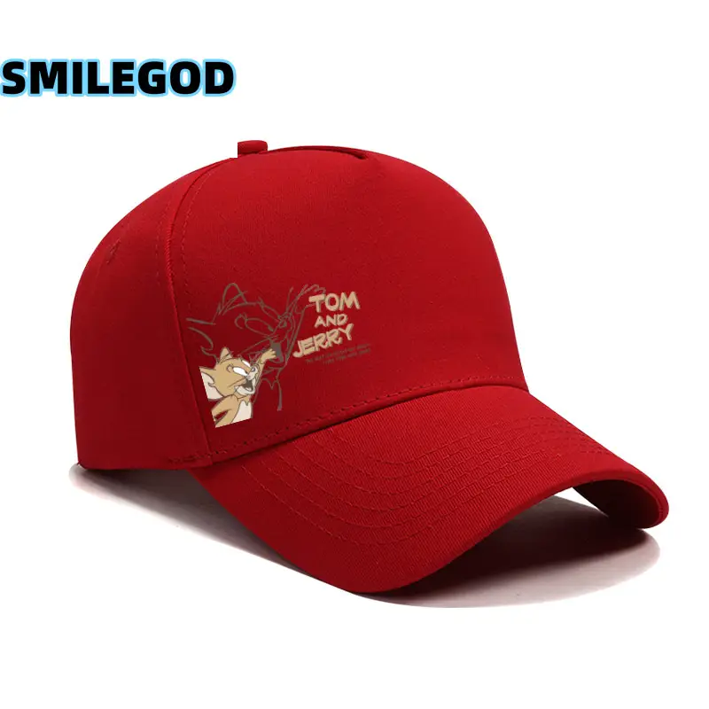 Tom Cat Cartoon Cap Red Men - Image 8