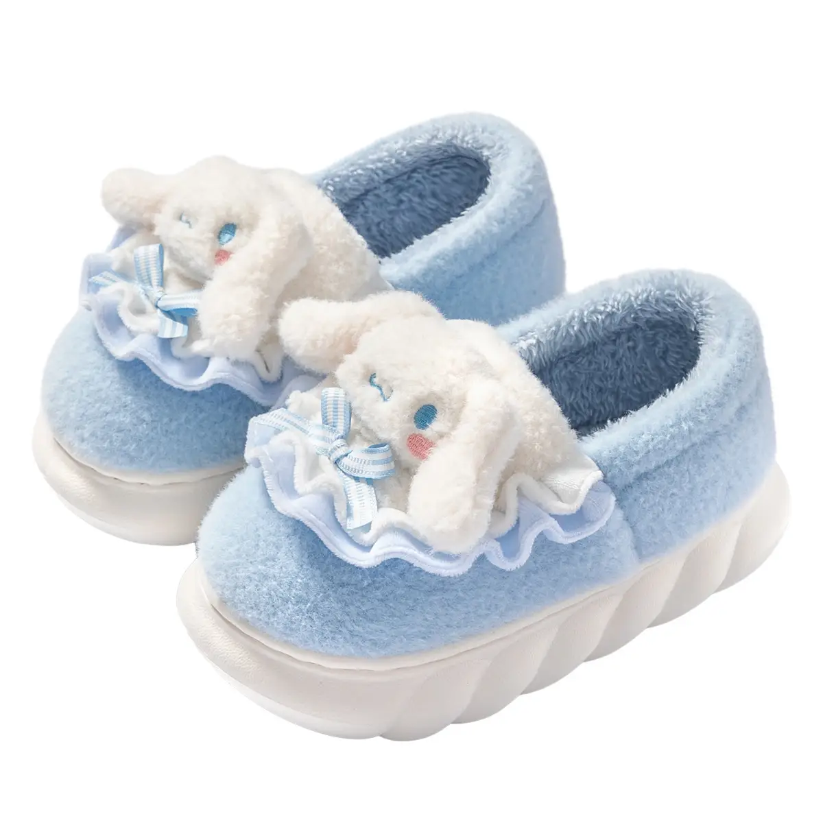 Cotton Slippers for Girls Blue Winter 2023 - Image 9