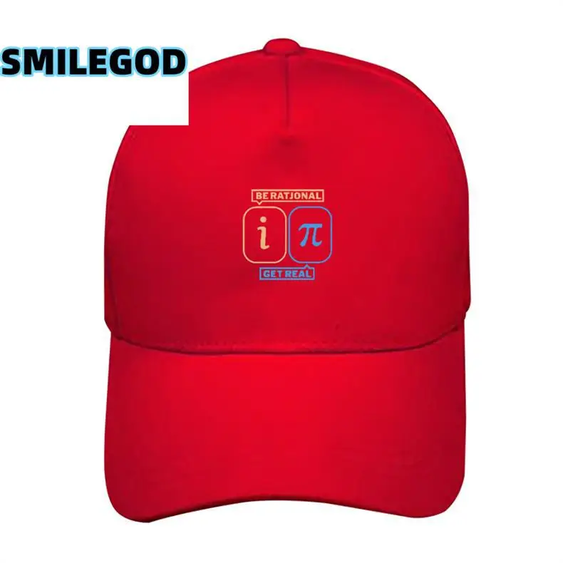 Men White Math Formula Cap with i & π Design — feature 7