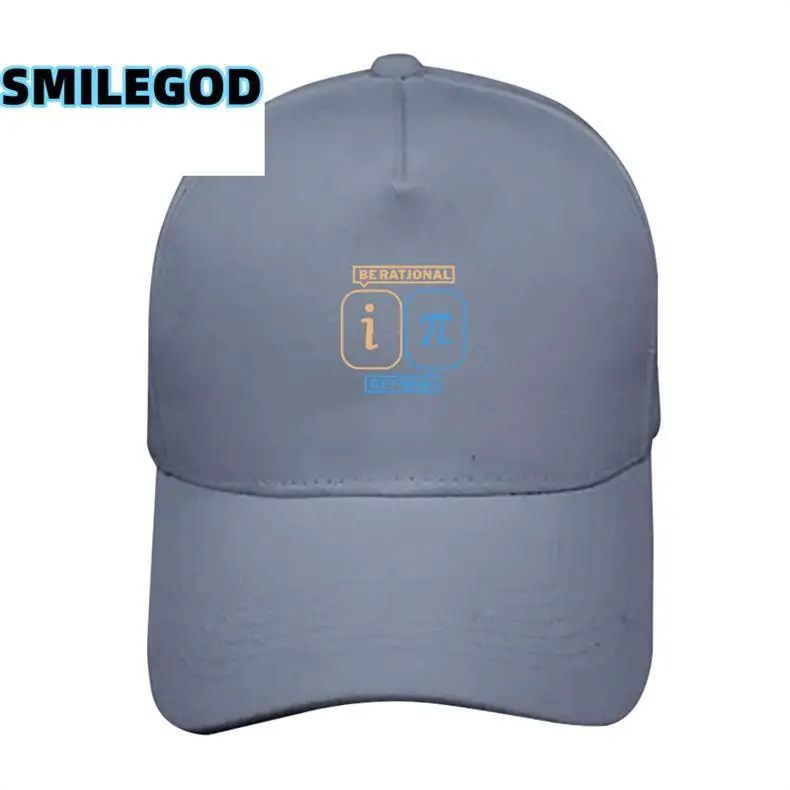 Men White Math Formula Cap with i & π Design — feature 9
