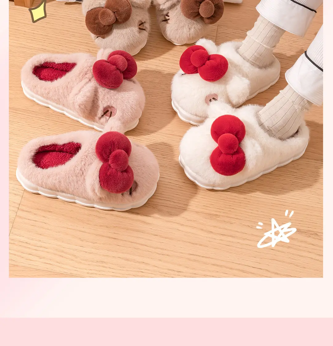 Lidani Cotton Slippers for Women, Autumn and Winter 2025 New Style, Indoor Home Warm and Cute Plush Slippers for Winter — feature 2