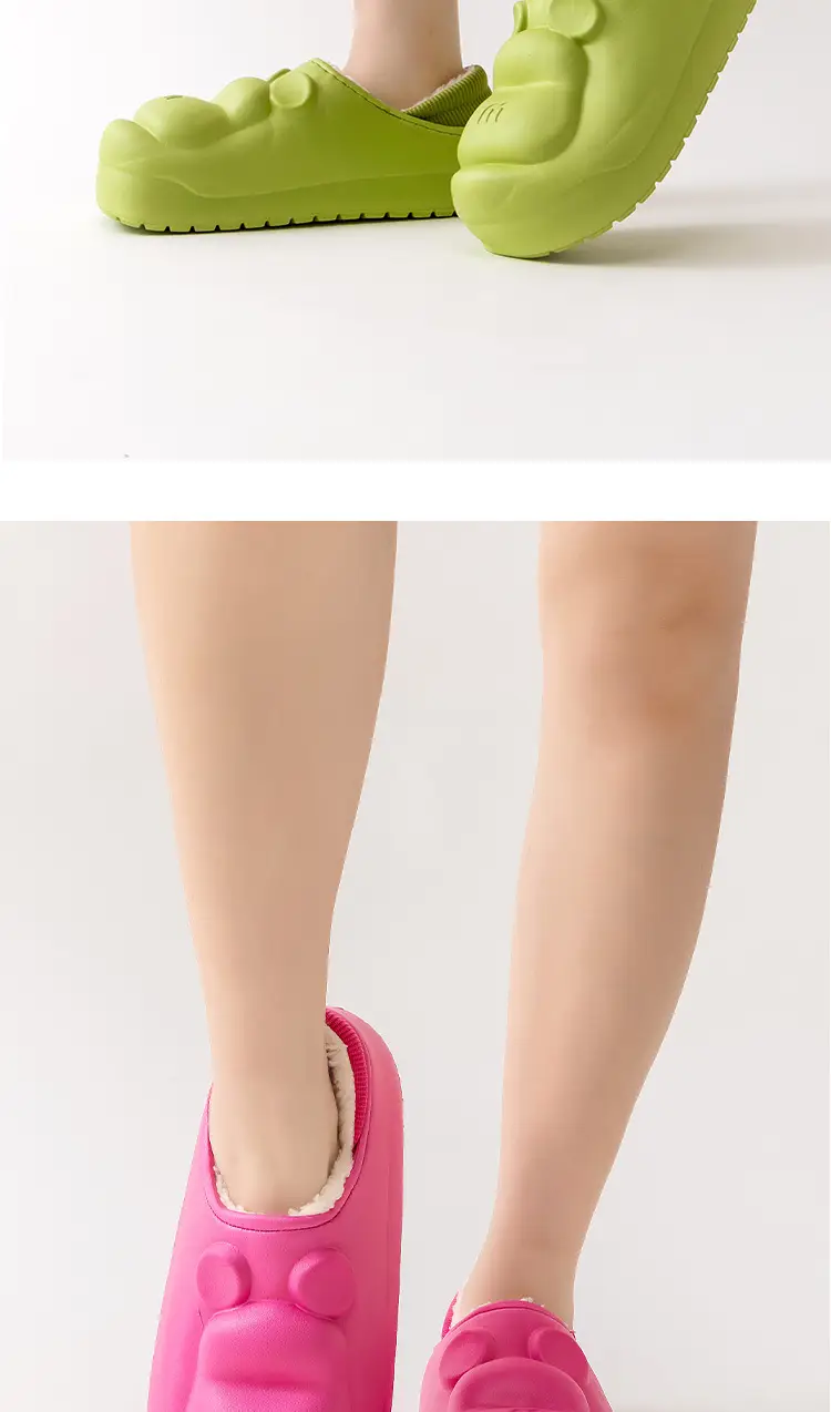 Qida Shun New Autumn and Winter Cotton Slippers, Indoor and Outdoor Waterproof Cotton Shoes, Warm Couple Slippers, Thickened Eva Cotton Slippers Wholesale — feature 17