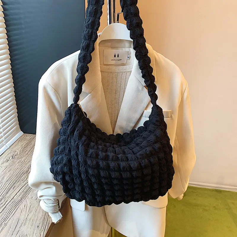 Pure Color Heart Cloud Shoulder Bag for Women 2025 - Image 8