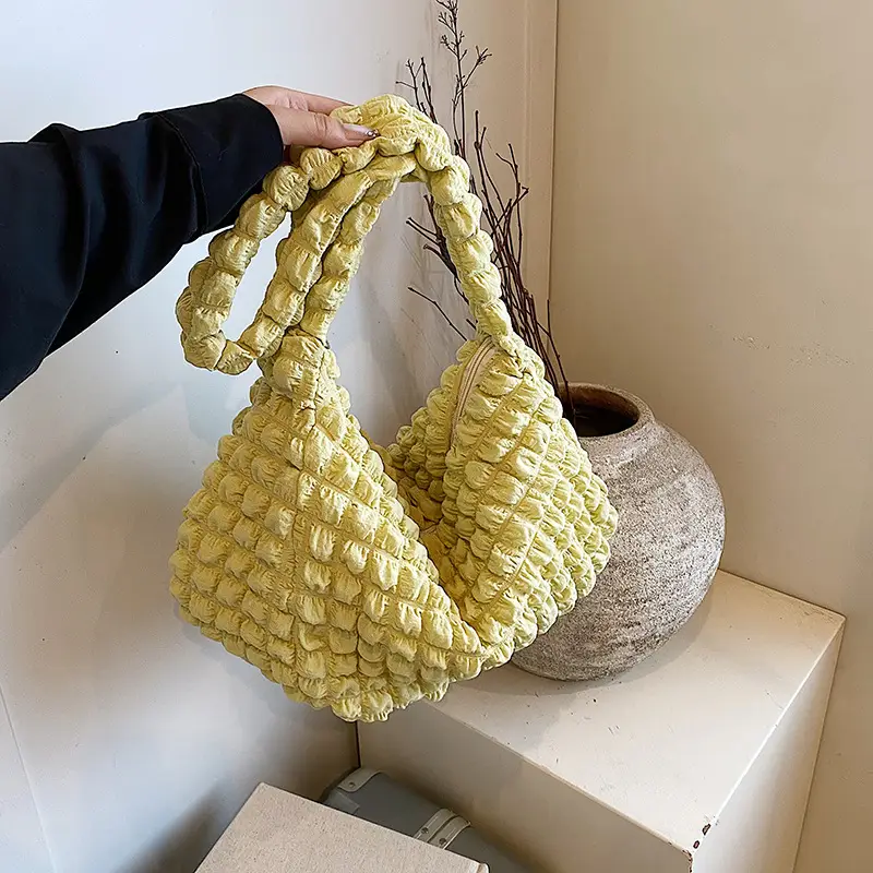 Pure Color Heart Cloud Shoulder Bag for Women 2025 - Image 3