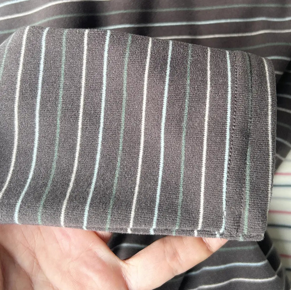 2025 Striped Mid-High Collar Boys Girls T-Shirt - Image 2