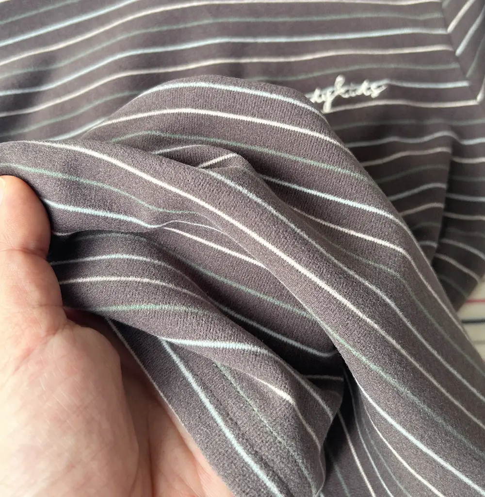 2025 Striped Mid-High Collar Boys Girls T-Shirt — feature 6