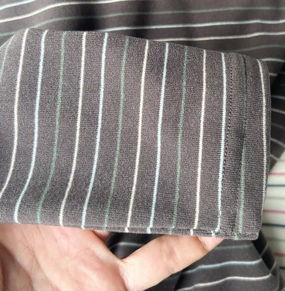 2025 Striped Mid-High Collar Boys Girls T-Shirt — feature 8