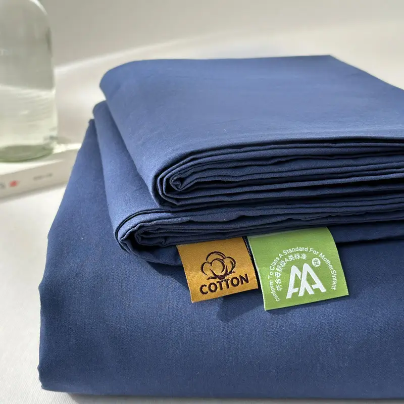 Class a Pure Cotton Washed Cotton Bed Pure Color Simple Cotton Quilt Single Double Cotton Single Bed Sheets Bedding