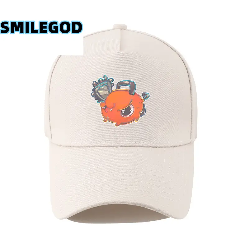 Navy Blue SMILEGOD Printed Baseball Cap for Men - Image 20
