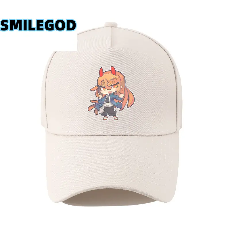 Navy Blue SMILEGOD Printed Baseball Cap for Men - Image 23