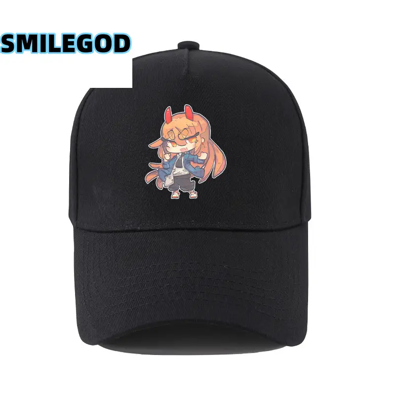 Navy Blue SMILEGOD Printed Baseball Cap for Men - Image 5