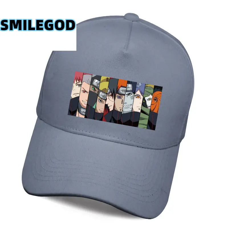 Blue Anime Hat with Red Spiral Logo for Youth - Image 32