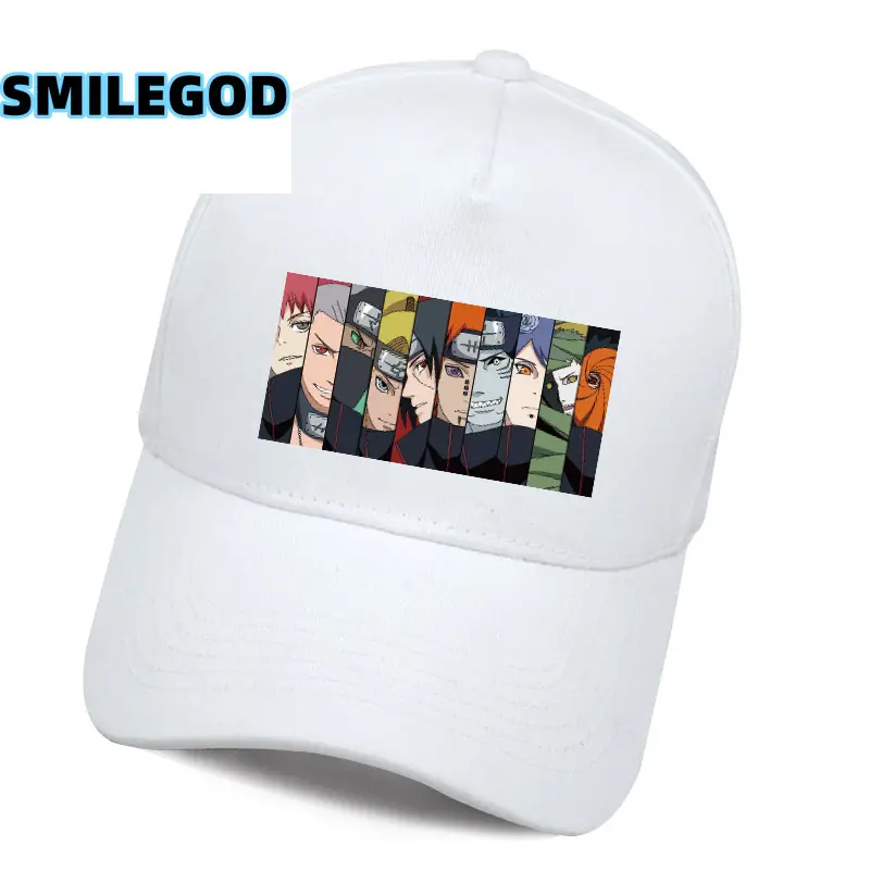 Blue Anime Hat with Red Spiral Logo for Youth - Image 14