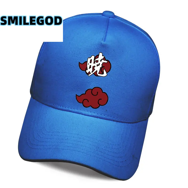 Blue Anime Hat with Red Spiral Logo for Youth - Image 22