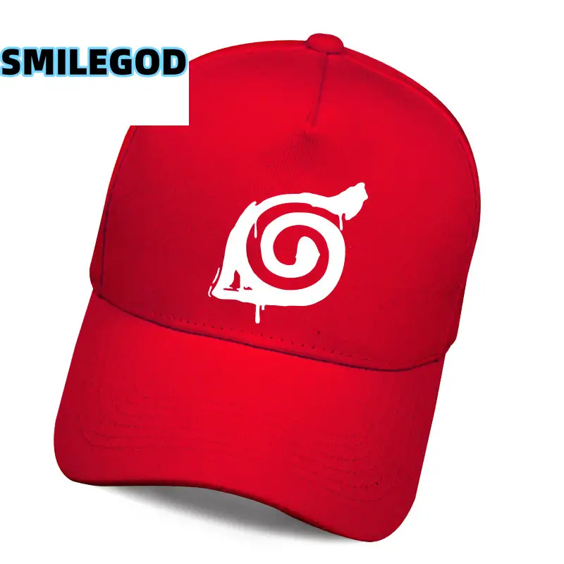 Blue Anime Hat with Red Spiral Logo for Youth - Image 27